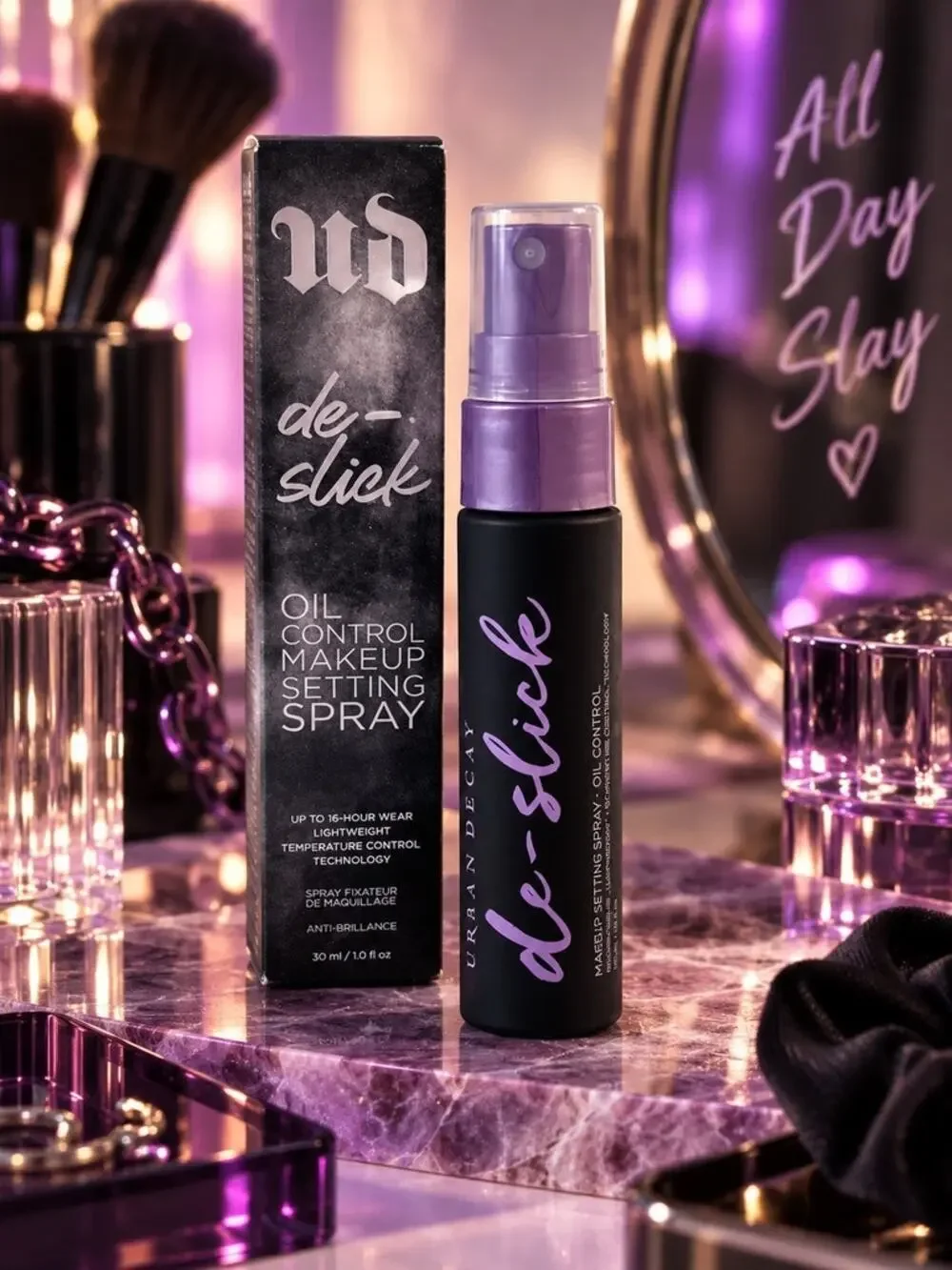Urban Decay De-Slick Oil Control Setting Spray 30mL Matte 16HR Wear NEW IN BOX